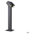 Theo pathlight, borne extérieure, double, anthracite, gu10, 2x 7w max, ip44