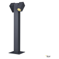 Theo pathlight, borne extérieure, double, anthracite, gu10, 2x 7w max, ip44