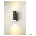 Enola, applique extérieure, rond, l, anthracite, led, 53w, 3000k/4000k, ip65, up/down