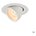 Numinos® gimble xs, encastré de plafond intérieur, 20°, blanc, led, 7w, 2700k