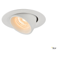 Numinos® gimble xs, encastré de plafond intérieur, 20°, blanc, led, 7w, 2700k