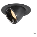 Numinos® gimble m, encastré de plafond intérieur, 20°, noir/chrome, led, 17,5w, 2700k