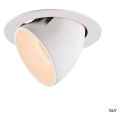 Numinos® gimble xl, encastré de plafond intérieur, 55°, blanc, led, 37,4w, 2700k