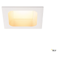 SLV by Declic VERLUX, encastré de plafond, blanc, 20W, 150x150mm, 3000K