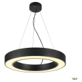 Slv by declic medo 60 ring, suspension, noir, smd led 3000k, 35w