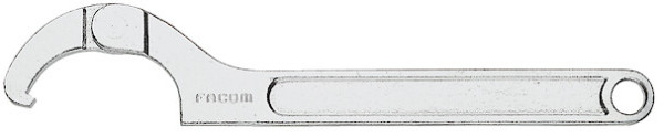 Clé à ergot modèle articulé pour écrous à encoches latérales - capacité 50-80 mm