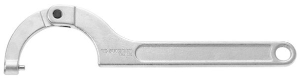 Clé à ergot articulé pour écrous à trous latéraux - capacité 80 - 120 mm