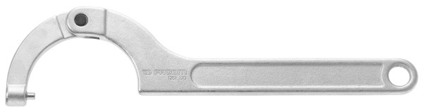 Clé à ergot articulé pour écrous à trous latéraux - capacité 80 - 120 mm