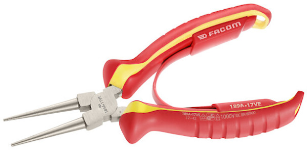 Pince à becs ronds - isolée 1000 volts