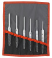 Jeu d outils à chocs - 6 chasse-goupilles pour goupilles élastiques - présentation en trousse