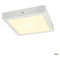 Senser 24, applique et plafonnier intérieur, carré, blanc mat, led, 14,6w, 3000k, variable triac