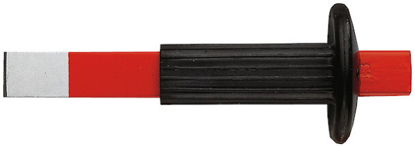 Burin extra plat avec protecteur - longueur 235 mm