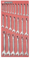 Jeu  de 25 clés mixtes ogv