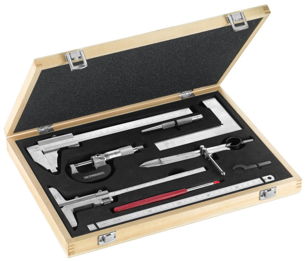 Coffret métrologie/contrôle 8 outils