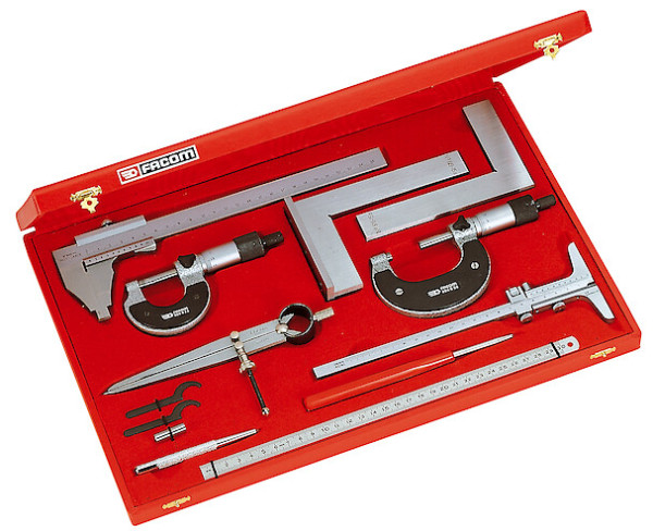Coffret métrologie/contrôle 10 outils - Facom - 809.J3