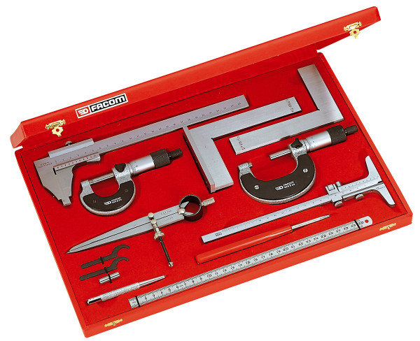 Coffret métrologie/contrôle 10 outils - Facom - 809.J3