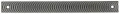 Lime fraisée de taille standard - forme de la denture en courbe - longueur 350 mm