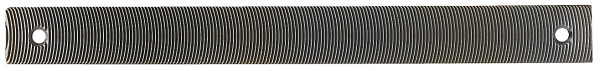 Lime fraisée de taille standard - forme de la denture en courbe - longueur 350 mm