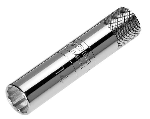 Douille  3/8" de longueur 90 mm pour bougies de 14 mm bihexagonales