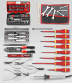 Sélection d outillage métrique de 52 outils