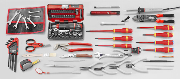 Sélection d outillage métrique de 65 outils