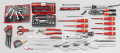 Sélection d outillage métrique de 65 outils