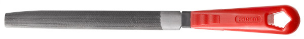 Lime demi-ronde demi-douce emmnchée 200 mm