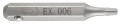 Embout torx® entraînement 4 mm - long 28 mm
