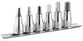 Jeu de douilles tournevis 3/8" pour vis 6 pans creux sur rack
