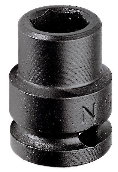 Douille impact 1/2" 6 pans courte métrique de 20