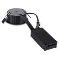 Easy-install slim led, encastré de plafond intérieur, rond, alu brossé, led, 6,2w, 3000k, rt 2012