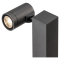 Helia, borne extérieure, simple, anthracite, led, 8w, 3000k, ip55, variable triac