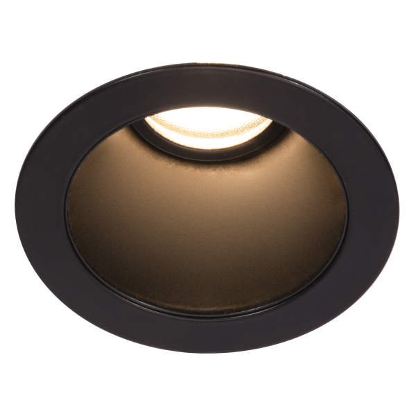 Horn magna, encastré de plafond ou mural intérieur, noir, led, 7,7w, 3000k