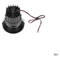Horn magna, encastré de plafond ou mural intérieur, noir, led, 7,7w, 3000k