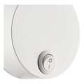 Dio flex plate, applique intérieure, liseuse, blanc, gu10/qpar51, 50w max, avec interrupteur