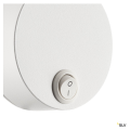 Dio flex plate, applique intérieure, liseuse, blanc, gu10/qpar51, 50w max, avec interrupteur