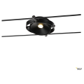 Durno, spot pour câble tendu t.b.t. tenseo, intérieur, noir, led, 6w, 2700k