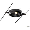 Durno, spot pour câble tendu t.b.t. tenseo, intérieur, noir, led, 6w, 2700k