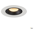 Numinos® gimble xs, encastré de plafond intérieur, 20°, blanc/noir, led, 7w, 3000k