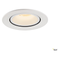 Numinos® gimble l, encastré de plafond intérieur, 55°, blanc, led, 25,4w, 3000k