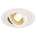 Spot encastré NEW TRIA I ROND GU10 BLANC MAT - SLV by Declic