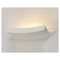 GL 102 CURVE, APPLIQUE BLANCHE EN PLÂTRE, R7S 78MM, MAX. 100W