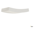 GL 102 CURVE, APPLIQUE BLANCHE EN PLÂTRE, R7S 78MM, MAX. 100W