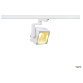 Euro cube spot. blanc. led 3000k. 60°. irc 90. adaptateur 3 all inclus