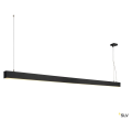 Glenos®, suspension profilée intérieure, 2m, noir, led, 85w, 3000k, variable 1-10v