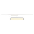 Panel track, spot pour rail 1 allumage intérieur, rectangulaire, blanc, led, 18w, 3000k