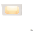 SLV by Declic VERLUX, encastré de plafond, blanc, 10W, 85x85mm, 3000K