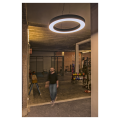 Slv by declic medo 90 ring, suspension, noir, smd led 3000k, 58w