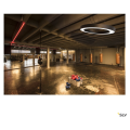 Slv by declic medo 90 ring, suspension, noir, smd led 3000k, 58w