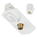 RAIL 1 ALLUMAGE, ADAPTATEUR 1 ALLUMAGE POUR SUSPENSIONS, BLANC